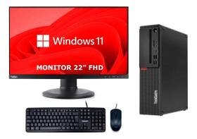 Cpu Lenovo M720s Core I5 8ger 8gb 240ssd Monitor 22 Win11
