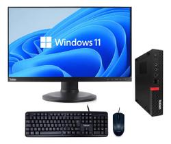 Cpu Lenovo Mini Core I5 8ger 16gb 240ssd Monitor 22pol Win11