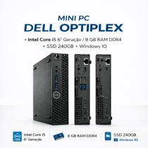 Cpu Mini Dell Optiplex I5 6500t 8gb Ddr4 Ssd 256gb Wifi 127/220v