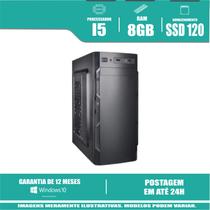 Cpu Montada Core i5 8gb Ram SSd 120gb Win10 Pro OEM !!