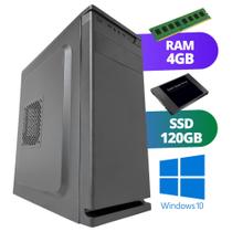 Cpu Pc Completo Intel Core 2 Duo E8400, 4gb Ram, Ssd 120gb