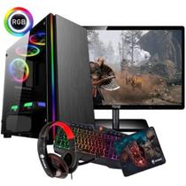 Cpu Pc Gamer 8gb 1tb Placa Gtx 1050ti 4gb + Kit Gamer