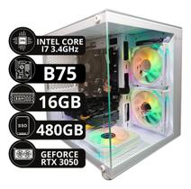 Cpu Pc Gamer I7 3.4ghz 16gb Ssd 480gb 500w Rtx 3050 6gb