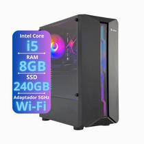Cpu Pc Gamer Intel Core I5 3º + 8gb Ram + Ssd 240gb