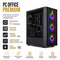 Cpu Pc Gamer Intel Core I7 3.4ghz 16gb Ssd 1tb 500w - Option Soluções Cpu Pc Gamer Intel Core I7 3.4ghz 16gb Ssd 1tb 500w - Option Soluções