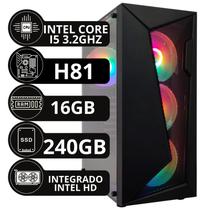 Cpu Pc Gamer Intel Core I7 4770 16GB Ssd 240gb 500w - Option Soluções