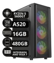 Cpu Pc Gamer Ryzen 5 5600gt Vega 7 Ssd 480gb 16gb 3200mh