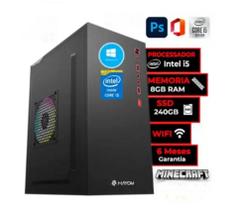 Cpu Pc Intel Core I5 3470 + Placa H61 1155 + 8 Gb + Ssd 240 - Windows 10 Pro