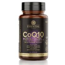 CQ10 Coenzima Q10+ Omega-3 TG + Natural Vitamin E- com 60 cápsulas-Essential Nutrition
