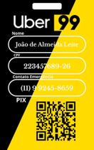 Crachá e Cordão Personalizado Motora de Aplicativo Completo e com segurança