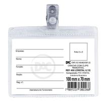 Crachá Horizontal com Presilha Removível 10 x 7 cm 50 unidades 450 DAC