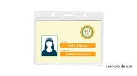 Crachá identificador - vertical - acp Crachá identificador - vertical - acp