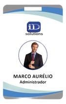Crachá PVC Personalizado - Só Frente + Arte Grátis - 75 Unidades