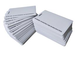 CRACHA RFID 13,56 MHz 1K CÓDIGO IMPRESSO - 100 unidades