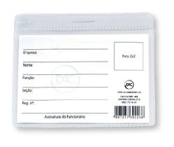 Crachá Sem Presilha Horizontal 100x70 Dac 50 Unidades Crachá Sem Presilha Horizontal 100x70 Dac 50 Unidades