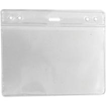 Crachá sem Presilha Horizontal 80X120MM Transparente Pacote com 10 Unidades Crachá sem Presilha Horizontal 80X120MM Transparente Pacote com 10 Unidades