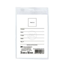 Crachá Vertical 7X 10Cm Sem Presilha 50 Unidades Dac Crachá Vertical 7X 10Cm Sem Presilha 50 Unidades Dac