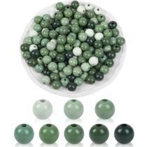 Craft Beads AllReal 240 unidades de madeira verde sálvia de 16 mm