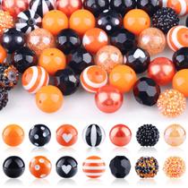 Craft Beads CAVENLLI 50 unidades de contas acrílicas de Halloween de 20 mm
