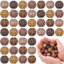 Craft Beads Loetere 40 peças de 20 cm de strass Chunky Bubblegum