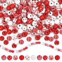 Craft Beads Lucomb 180 unidades de contas de madeira de Natal de 16 mm