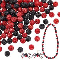 Craft Beads PH PandaHall 100 unidades de strass vermelho preto 10 cm
