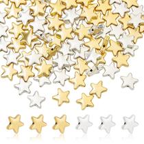 Craft Beads PH PandaHall 12 mm Metal Star 120 unidades prateado e dourado Craft Beads PH PandaHall 12 mm Metal Star 120 unidades prateado e dourado