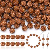 Craft Beads TINKRSTUFF 160 unidades de strass marrom de 10 mm