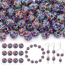 Craft Beads TINKRSTUFF 200 peças de strass preto de 1 cm