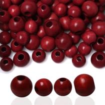 Craft Beads TOP HUNTER Red Wood 20 mm e 16 mm 120 unidades