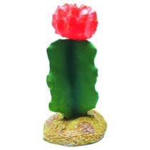 Craft enfeite resina cactus flor vermelha ch-9961 - un
