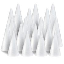 Craft Foam Tree Cones AHKUNMT, pacote com 18, poliestireno branco