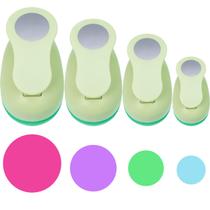 Craft Hole Punch UCEC 4 peças de perfurador circular para artesanato