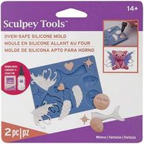 Craft Mold Sculpey, flexível, seguro para forno, silicone Whimsy Craft Mold Sculpey, flexível, seguro para forno, silicone Whimsy