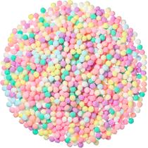 Craft Pom Poms Tegeme 2000 peças, 1 cm, cores variadas Craft Pom Poms Tegeme 2000 peças, 1 cm, cores variadas