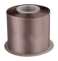 Craft Ribbon TEKDEERE Chocolate acetinado de dupla face 3 cm x 23 m