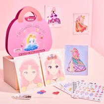 Craft Set EoJoycels 4 em 1, jogo de vestir Princess Girls 4+ Craft Set EoJoycels 4 em 1, jogo de vestir Princess Girls 4+