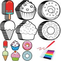 Crafts Gemscream Color Your Own Magnet para crianças (30 unidades)