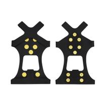 Crampons Unissex Para Escalada Ao Ar Livre Com 10 Dentes Antiderrapantes, Garras De Neve Para