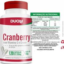 Cranberry 120 Cápsulas 550Mg Duom