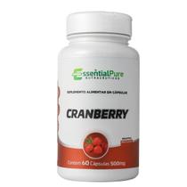 Cranberry 500mg 60 Capsula Natural 100% Pura - Essential Pure Cranberry 500mg 60 Capsula Natural 100% Pura - Essential Pure
