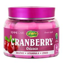 Cranberry Com Selênio + Vitamina A + Zinco - Femme Care - 90 Cápsulas 500mg - Unilife