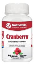 Cranberry Com Vitamina C + Vitamina E 2.000mg Nutrivital - Nutrivitalle