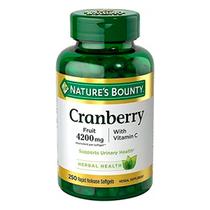 Cranberry e Vitamina C (250 Caps) Natures Bounty