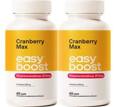 Cranberry Max 100% Easy Boost Extrato Em Pó Kit 2x 120caps