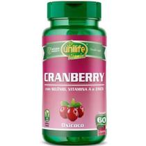 Cranberry Suplemento Alimentar Vegano 60 cápsulas de 500mg Unilife Cranberry Suplemento Alimentar Vegano 60 cápsulas de 500mg Unilife