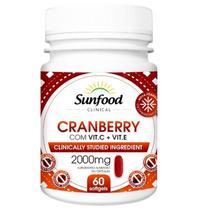 Cranberry + Vit. C + Vit. E 2000mg 60 Softgel - Sunfood