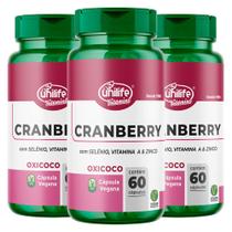 Cranberry vitamina a selênio zinco oxicoco 60 caps unilife kit 3 Cranberry vitamina a selênio zinco oxicoco 60 caps unilife kit 3