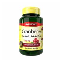 Cranberry + Vitamina C e Zinco (60 caps) - Padrão: Único