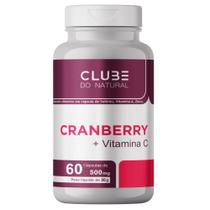 Cranberry + vitamina c, vitamina a, zinco e selênio 500mg 60 cps - clube do natural